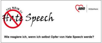 AWO Bezirksverband Mittelrhein — Wie reagiere ich, wenn ich selbst Opfer von Hate Speech werde?