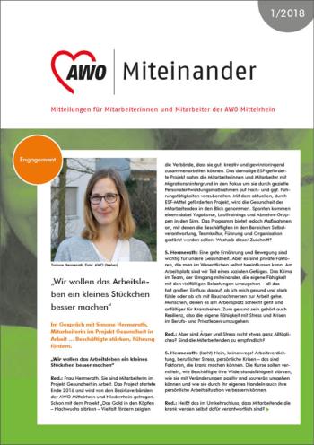 AWO Bezirksverband Mittelrhein — Das Arbeitsleben ein kleines Stückchen besser machen.